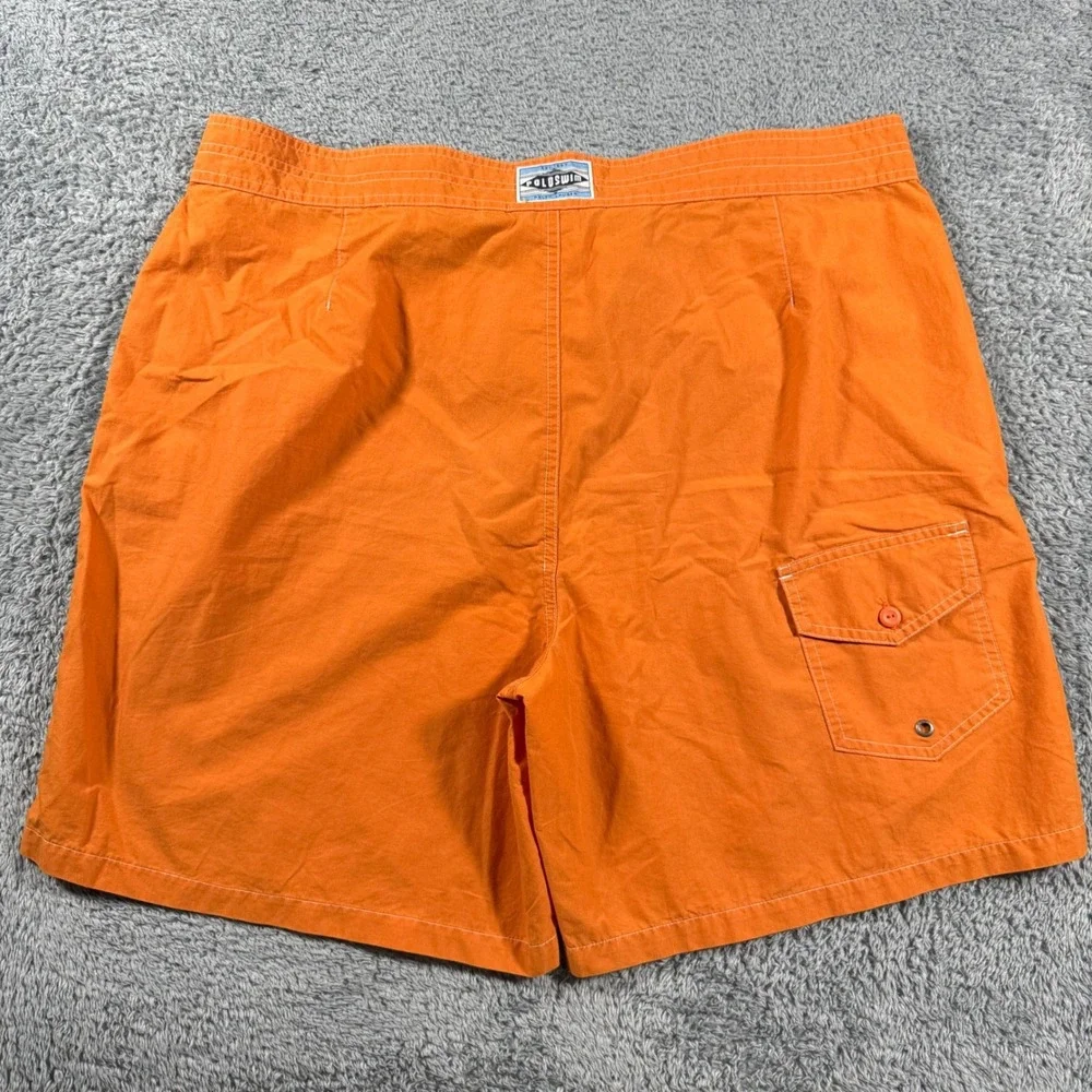 Polo Sport Ralph Lauren Board Shorts Mens 40 Orange Vintage 27 Graphic Cargo